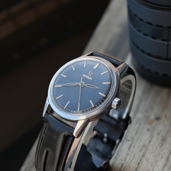 Omega Seamaster 30– 1960s – Manual Wind – 35mm Rare Black Dial