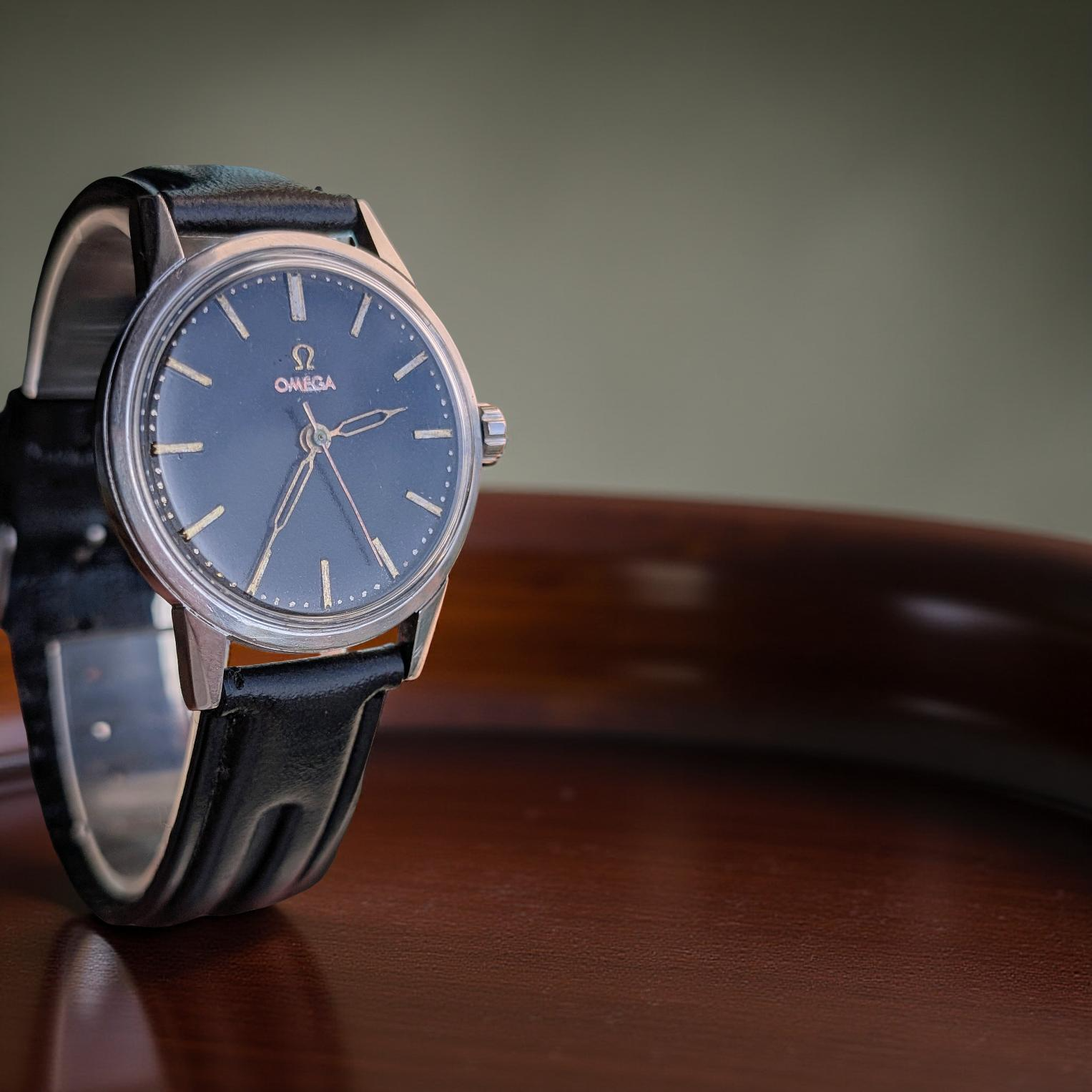 Omega Seamaster 30– 1960s – Manual Wind – 35mm Rare Black Dial - Image 2