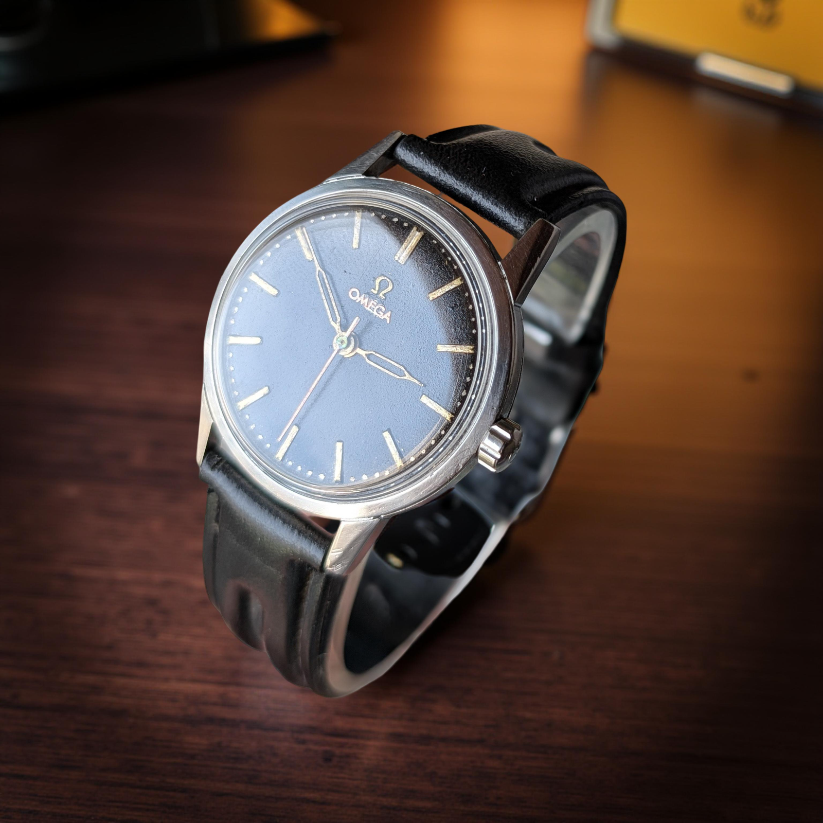 Omega Seamaster 30– 1960s – Manual Wind – 35mm Rare Black Dial - Image 3