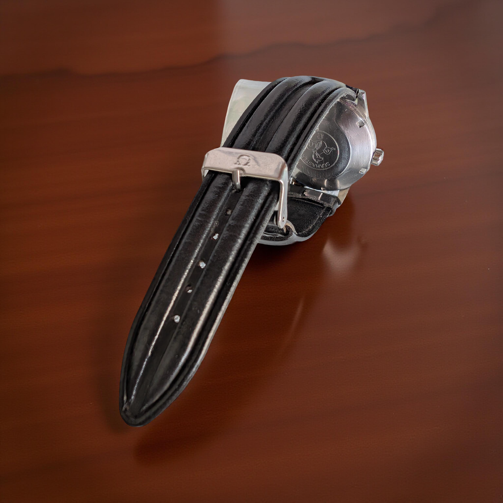 Omega Seamaster 30– 1960s – Manual Wind – 35mm Rare Black Dial - Image 5