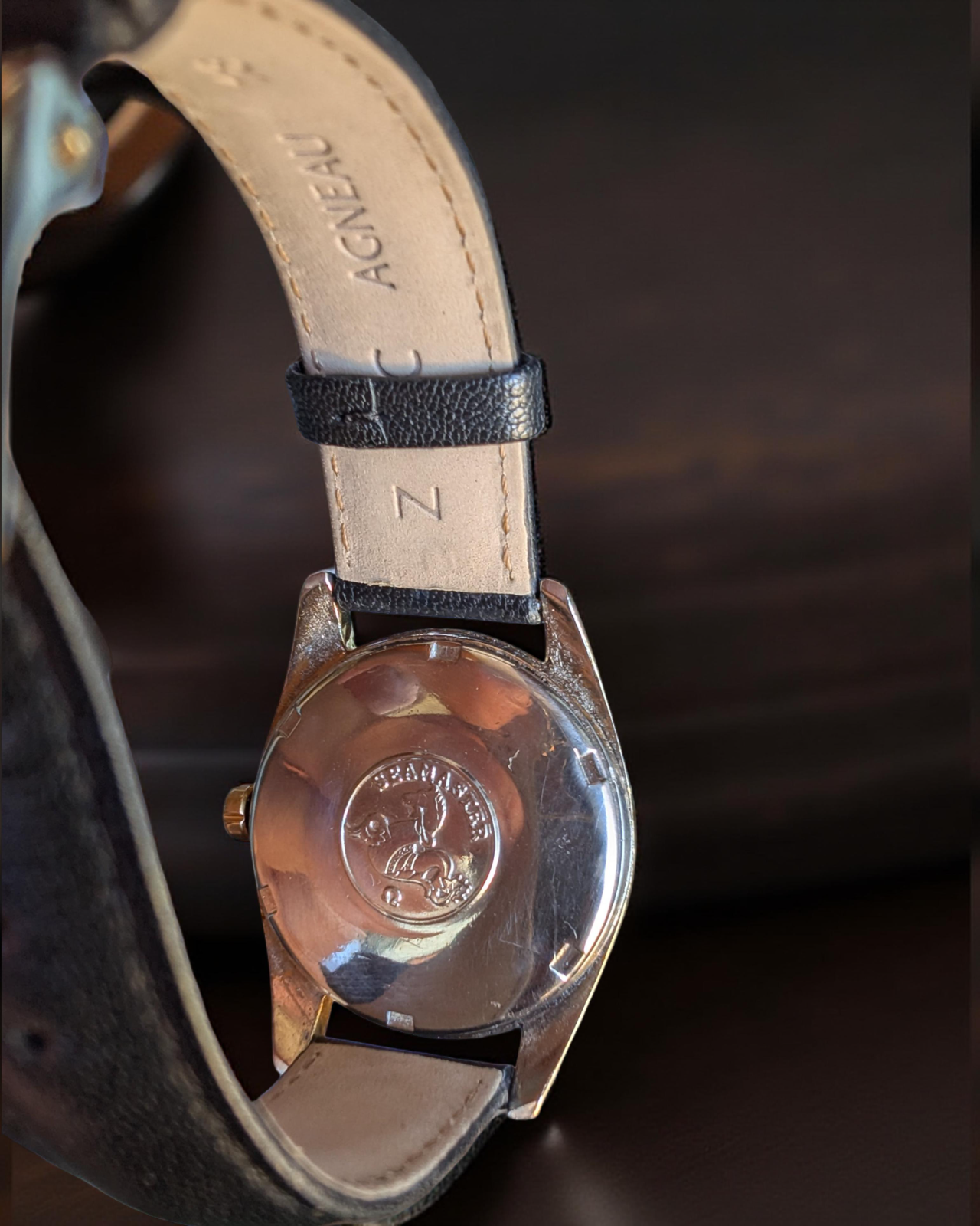 Omega Seamaster Calendar – Automatic 1960's 34 mm Gold Plated – Rare Black dial - Image 5