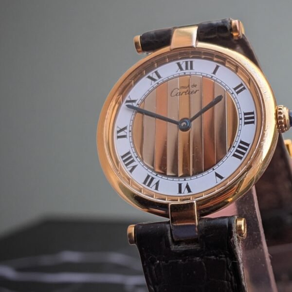 Cartier Must de Cartier Ref. 590003 – 30mm Multicolor Stripe Dial