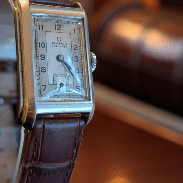 Omega Tank T17 – Art Deco Rectangular – Mechanical – 1930s