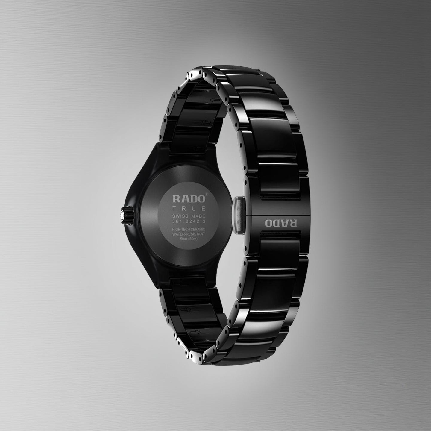 Rado True Thinline - Ceramic Lady Quartz watch 30mm - Image 6