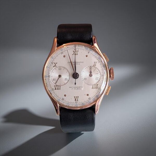 Chronographe Suisse 35 mm - Yellow Gold 18k Manual Watch - Serviced in 2025